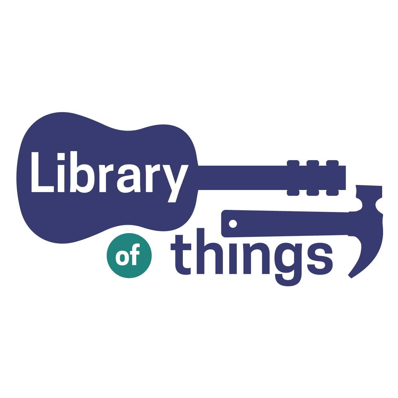 biblioteca de cosas logotipo