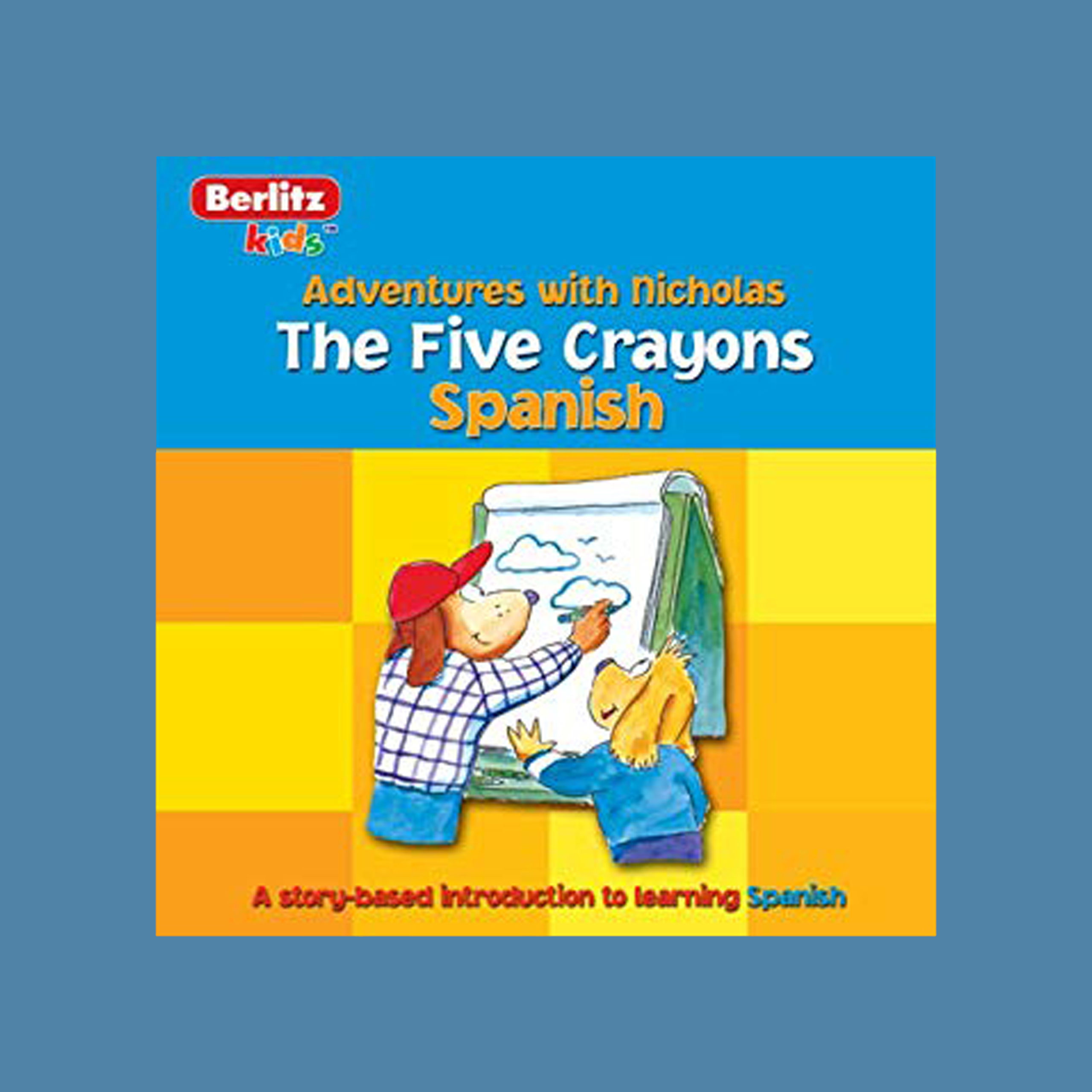 The Five Crayons Spanish blue