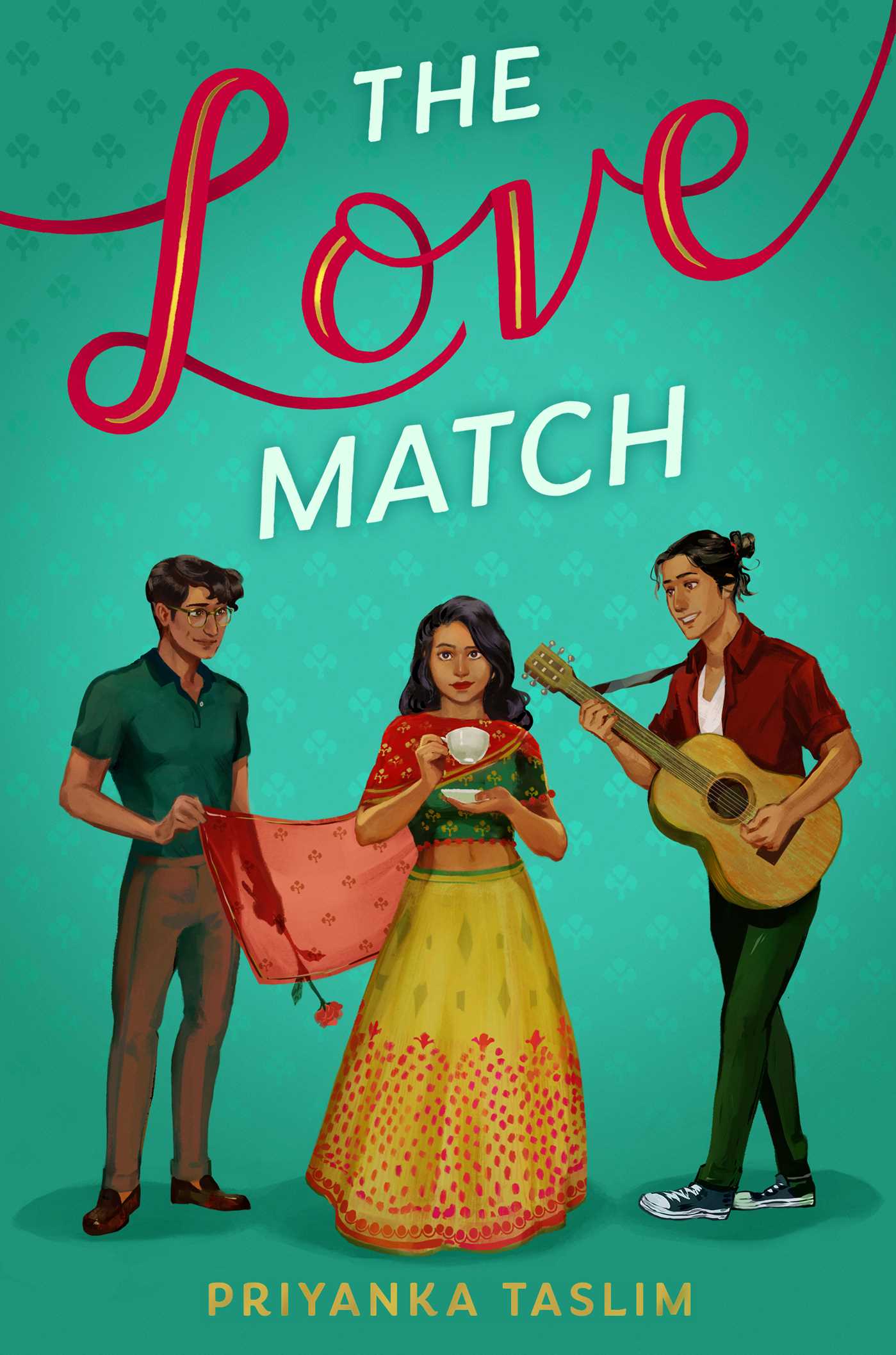 book cover for the love match by priyanka taslim