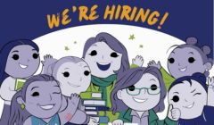 we're hiring graphic drawing