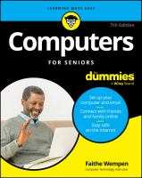 Title: Computers for seniors / by Faithe Wempen.