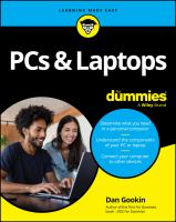 Title: PCs & laptops / by Dan Gookin.