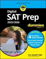 Title: Digital SAT Prep 2025/2026 : with online practice / by Ron Woldoff, MBA.