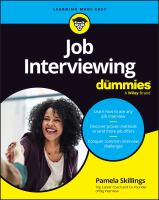 Title: Job interviewing / by Pamela Skillings.